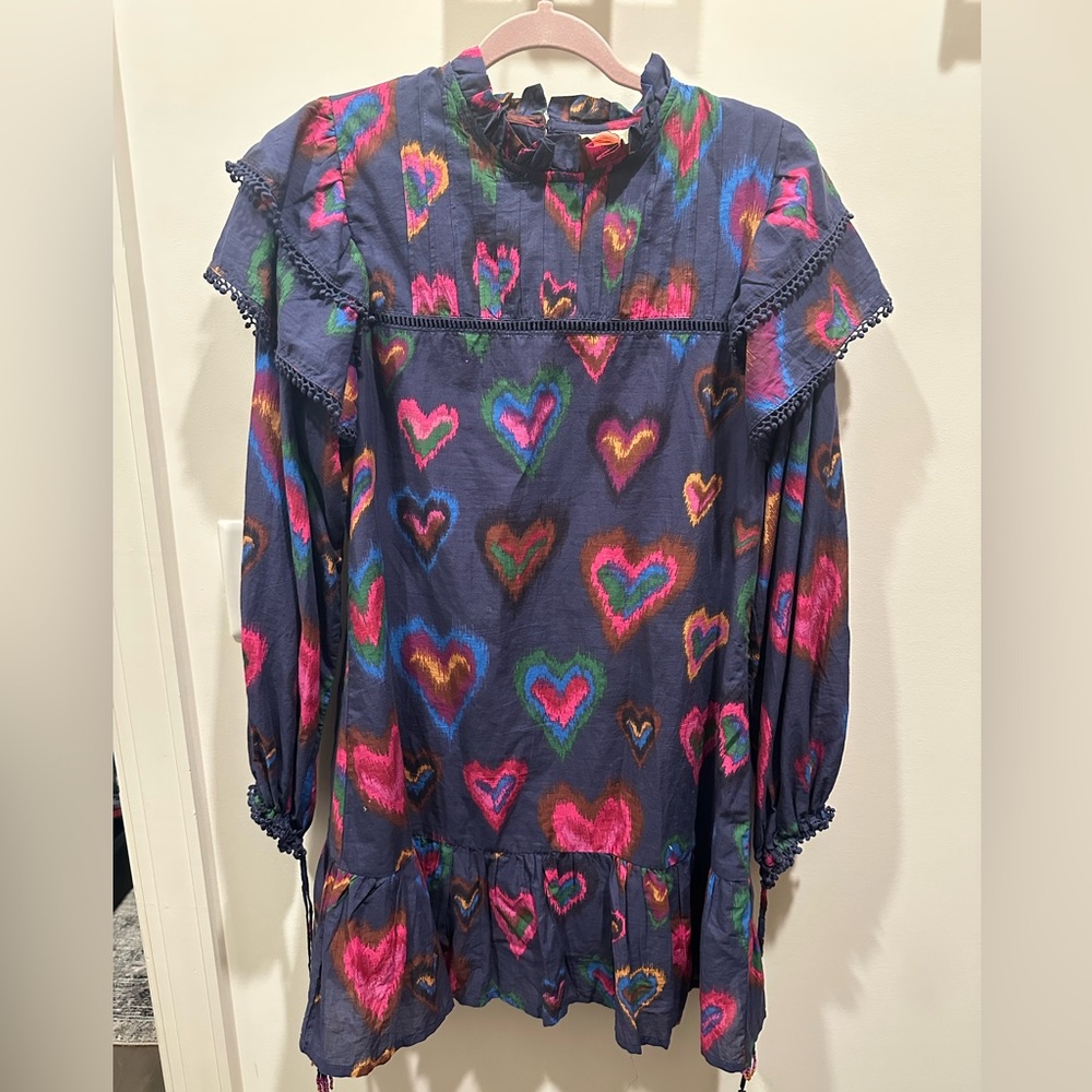 Farm Rio Heart Patterned Dress